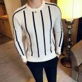 Straight Line Full Sleeves Jersey T-Shirt. 