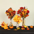 Pumpkin Ornament Crafts Pumpkin Centerpiece Halloween Party Decorations Harvest-themed Party Supplies Artificial Pumpkin Decorations. 