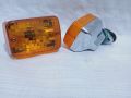 INDICATOR HONDA CD70 AND HONDA CG125 1998 MODEL SQUARE IN PLASTIC 2PCS - FALKIN. 