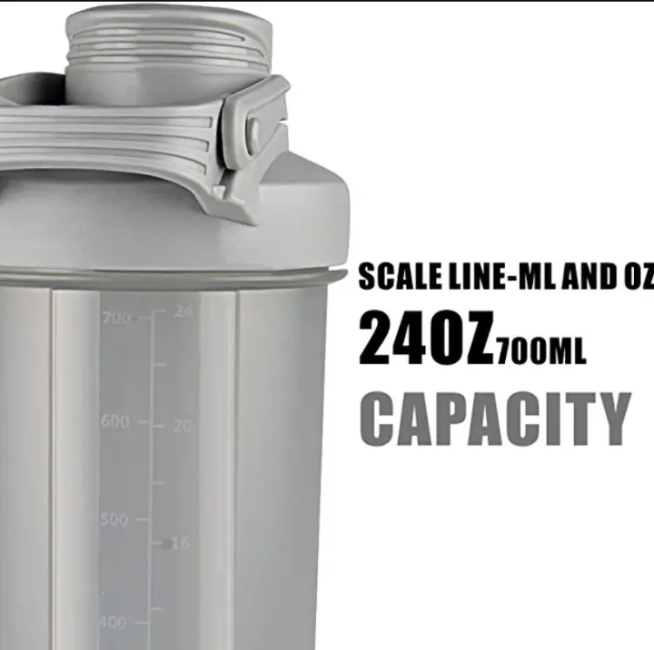 Protein%20Shaker%20Bottle%20Sports%20Gym%20Water%20Bottle%20Multi-Purpose%20Shaker%20with%20Mix%20Ball%20Blender%20Bottle%20BPA%20Free%20Plastic%20Easy%20Grip%20Leak%20Proof%20700ml%20Gym%20Bottle%20for%20Gym%20Protein,%20Smoothies,%20Batters%20Fitness%20Workout%20Sports%20Protein%20Shaker%20Bottle%20with%20Whisk%20Ball%20-%20Image%202
