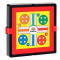Magnetic 4 Player Ludo with Lock Clip and Storage Space For Fun & Learn Education Family Ludo Game - 2203. 