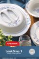 Look Smart Melamine Dinner Set 80 Pcs Single Glazed. 