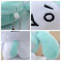 JPTD Soft Snow Keychain Fluffy Plushy Kaomoji Pendant Creative Plush Stuffed Bandai Hatsune Miku Doll Backpack Decor. 