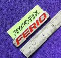 Honda Ferio plastic Emblem for Civic silver/red 01 PC. 