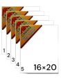 Pack of 5 PCS-Canvas Board 16×20 Best for Acrylic oil paints. 
