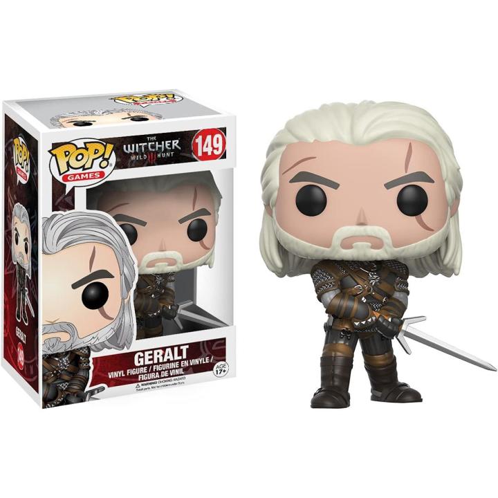 The Witcher 3 Wild Hunt Geralt Ciri Yennefer Funko Pop #149 #150 #152 PVC Vinyl Action Figure Collectible Model Toy