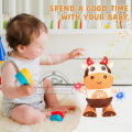 YueYangSport Baby Cow Musical Toys Dancing Walking Baby Cow Toy with Music and LED Lights Dancing Toys Baby Toys 6 to 12 Months 18 Month Toys. 