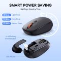 Baseus F01B Silent Wireless Mouse, Tri-Mode Bluetooth Mouse with 1600 Dpi Compatible with PC, Mac, Laptop, Tablets. 