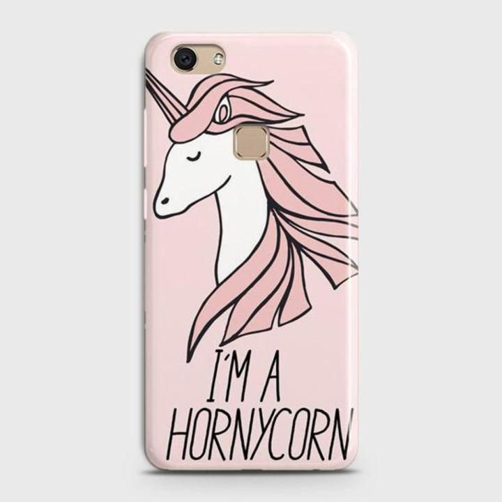 vivo V7 Cover Case Pink beautiful style  Hard Cover- Design 2