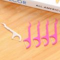 【HOT】 100Pcs Dental Floss Interdental Brush Teeth Stick Toothpicks Tooth Thread Floss Pick Plastic Tooth Picks. 