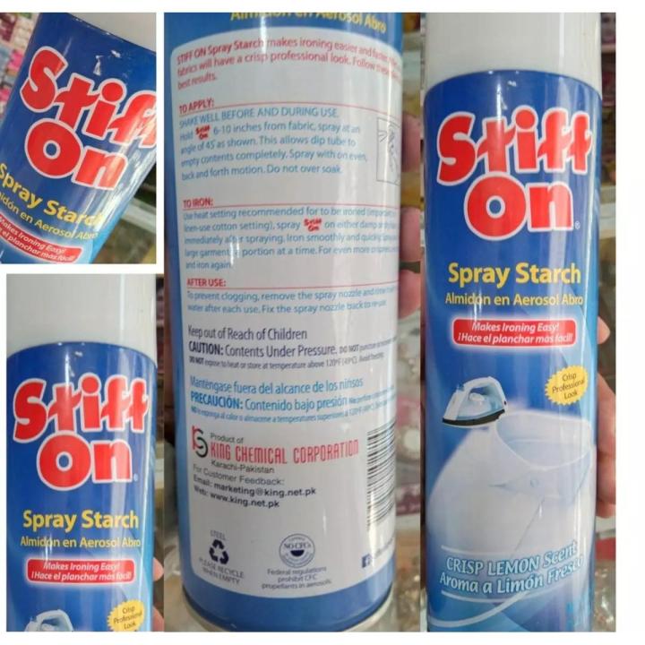 Stiff On Quick & Easy Iron Starch Spray Can 567 g