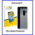 Samsung Galaxy S7 Back Matte Protector Soft Skin Sheet Soft Film Protection For Samsung Galaxy S7 - 2Pcs. 