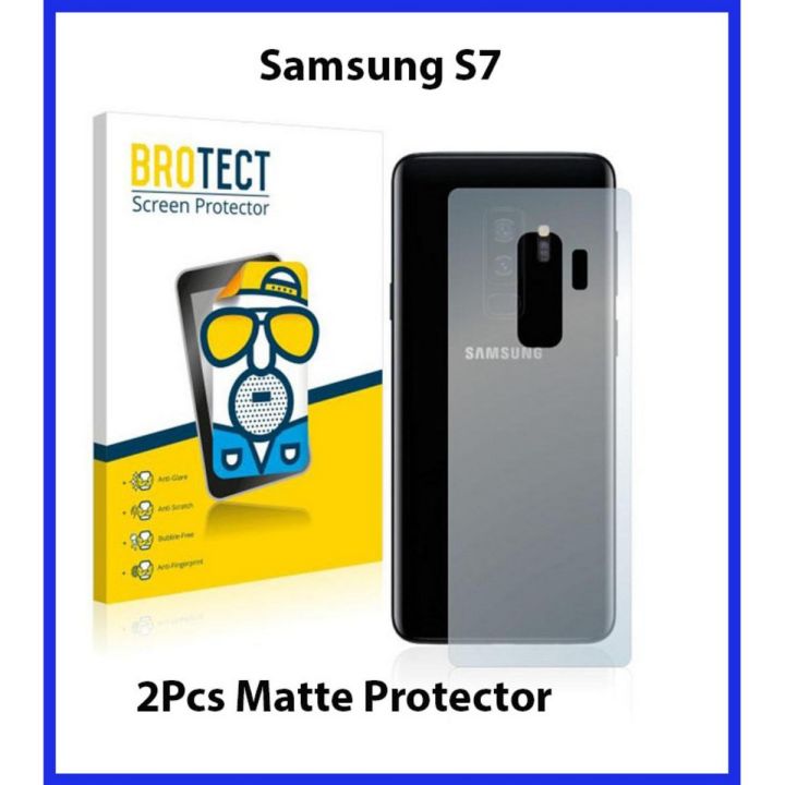 Samsung Galaxy S7 Back Matte Protector Soft Skin Sheet Soft Film Protection For Samsung Galaxy S7 - 2Pcs