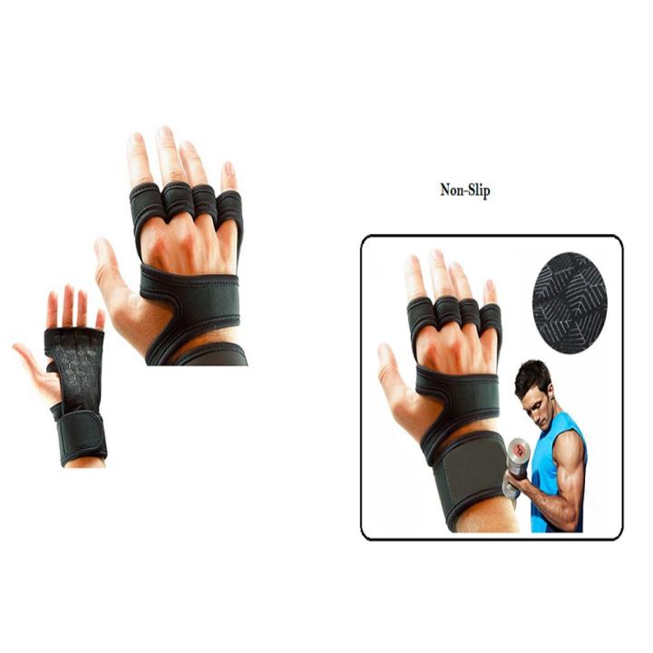 Weight lifting gloves gym gloves wrist wrapping glove Rod grip Fitness breathable gym rod grip rubber grip wrist free grip exercise grip fitness gloves fitness grip gym grip