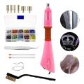 Topsky Iron-on Hotfix Applicator Set Wand Crystal Gem Rhinestone Setter Tool. 