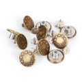 10Pcs/Set Alloy Jeans Screw Button Detachable Snap Fastener Pants Pins Nail Free Jeans Adjustable Waist Buckles Sewing Buttons Set. 