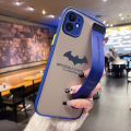 YIWESAN for Infinix S5 Lite Case Fashion Popular Tide With Wristband Thin Frosted Transparent Hard Full Cover Camera Silicone Softcase Pattern Casing Shockproof Protection Cases. 