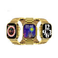 M9 Ultra Max Gold Edition Luxury Stainless Steel smart watch. 