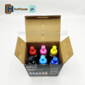 Ecotone ink 6 colors for Epson 6 colors Printers T50 T60 L800 L805 printers-100ml bottles. 