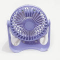 USB Rechargeable Portable Small Fan for Desk With 3 Adjustable Turbo Speed modes options 180 degree rotation | Durable Material, Great For Office & Living Room. 