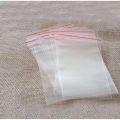 Vacuum Air Tight Clear LDPE Zipper Zip Lock Plastic Bag 3 x 2.5 Inch. 