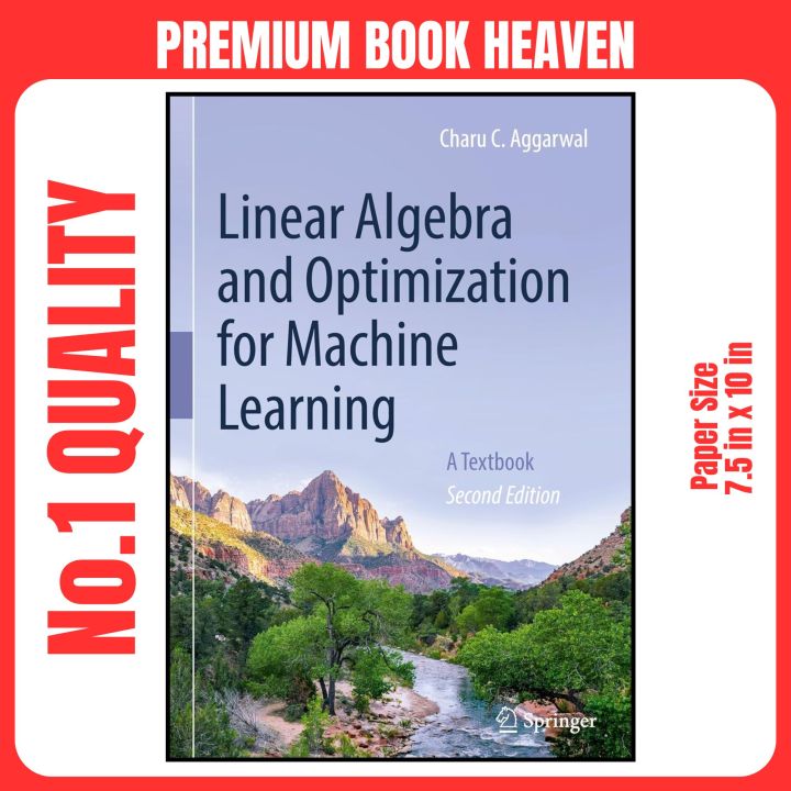 Linear Algebra and Optimization for Machine Learning: A Textbook Second Edition 2026