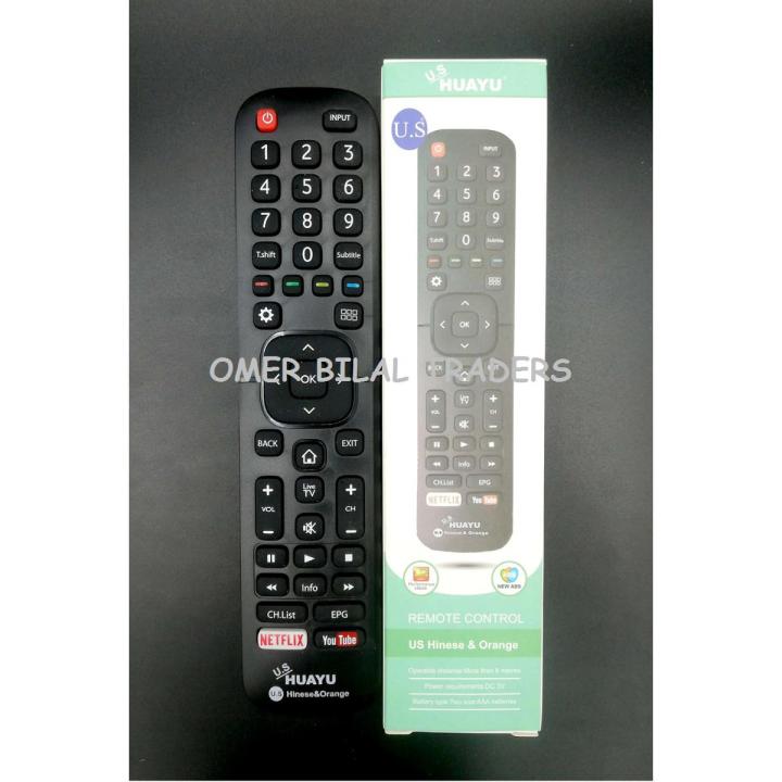 Universal HISENSE Remote for Smart Android LED TV with NETflX & YoTub Button