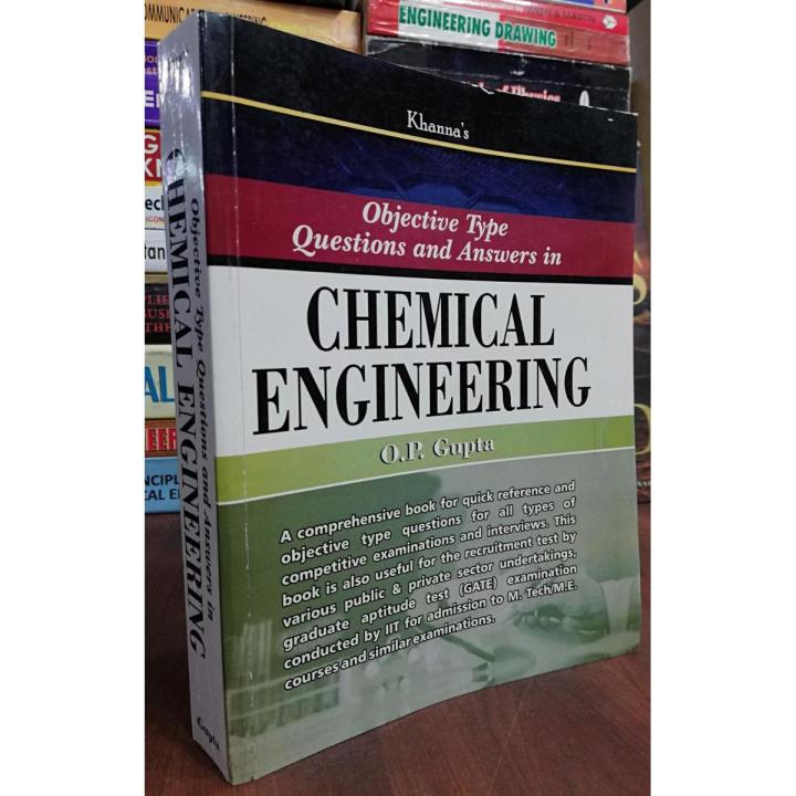Objective Type Questions and Answers in Chemical Engineering by O. P. Gupta