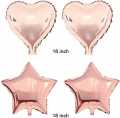 Happy Birthday Rose Gold Theme Set ( Including 13 inch Happy Birthday Foil Balloon- 30 Balloons-2 Hearts & 1 Star- Birthday Decorations-Rose Gold Theme Set-Party & Anniversary Themes Birthday & Party Items Birthday Accessories & Celebrations. 
