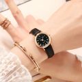 Women's Fashion White Small Watches 2021 Ulzzang Brand Ladies Quartz Wristwatch Simple Retr Montre Femme With Leather Band Clock. 