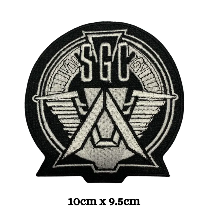Stargate%20Command%20Embroidered%20Iron%20On%20Patch%20Sew%20On%20Badge%20For%20Kids%20T%20shirts%20Caps%20Bags%20And%20Applique%20-%20Image%202