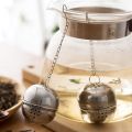 [High Quality] Spice, Herb,Tea and Seasoning Filter Ball with Hanging Hook - Stainless Steel Ball Tea Infuser Mesh Filter Strainer w/hook Loose Tea Leaf Spice Ball with Rope chain Home Kitchen Tools , tea ball strainer , tea ball infuser , tea ball. 
