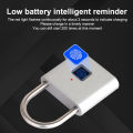 Smart Fingerprint Padlock Waterproof Biometric Fingerprint Keyless Door Lock USB Rechargeable Security Padlock For House Unlock Sunlight Super Store. 