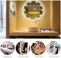 Hollywood Style LED Vanity Mirror Lights Kit with Dimmable Light Bulbs Lighting Fixture Strip For Makeup Mirror Vanity Table Set. 