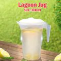 Lagoon Jug, 3500 ml Plastic Water Jug, High Quality Plastic Jug Pitcher Jug Drinking Water Jug, Size: Width 18 cm x Height 26 cm. 