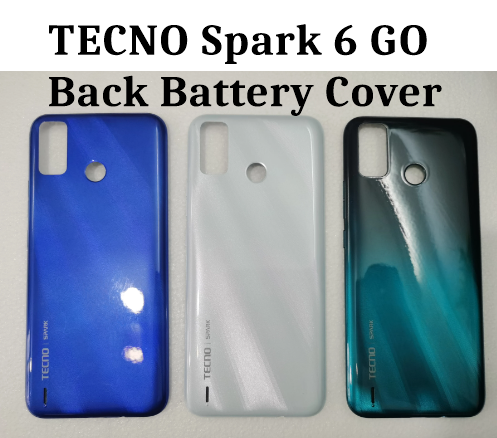 Tecno Spark 6 Go KE5 Back Battery Cover Rear Door Housing Case , Back Panel for Tecno Spark 6 Go KE5