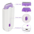 Finishing Touch Painless Rechargeable Body And Facial Hair Remover Trimmer machine For Women Men White. 
