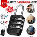 China Lock Pad lock Door Lock Window Lock Gate Lock High Quality China Pin Code lock Digit Password Combination Padlock number Locks Combination Lock Security Number code Lock پن کوڈ لاک سیکیورٹی نمبر کوڈ لاک. 