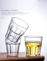 SET OF 6 PCS TRANSPARENT -220ML DRINKING Water Glass / Milk Glass / Plastic Drink Cup / Party Glass / Reusable Drinking/ Durable Plastic KITCHEN ACESSORIES. 