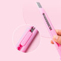Kawaii Sanrio Kuromi Utility Knife Anime Hello Kitty My Melody Cartoon Art Cutting Express Box Cutter Student Tool Toys Gifts. 