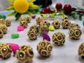 Ball design Fancy Metal Latkan for women/ladies/girls kurti and dupatta, (10 latkans in 1 packet). 