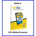 2Pcs Nokia 6 Back Matte Protector Soft Skin Sheet Soft Film Protection For Nokia 6. 