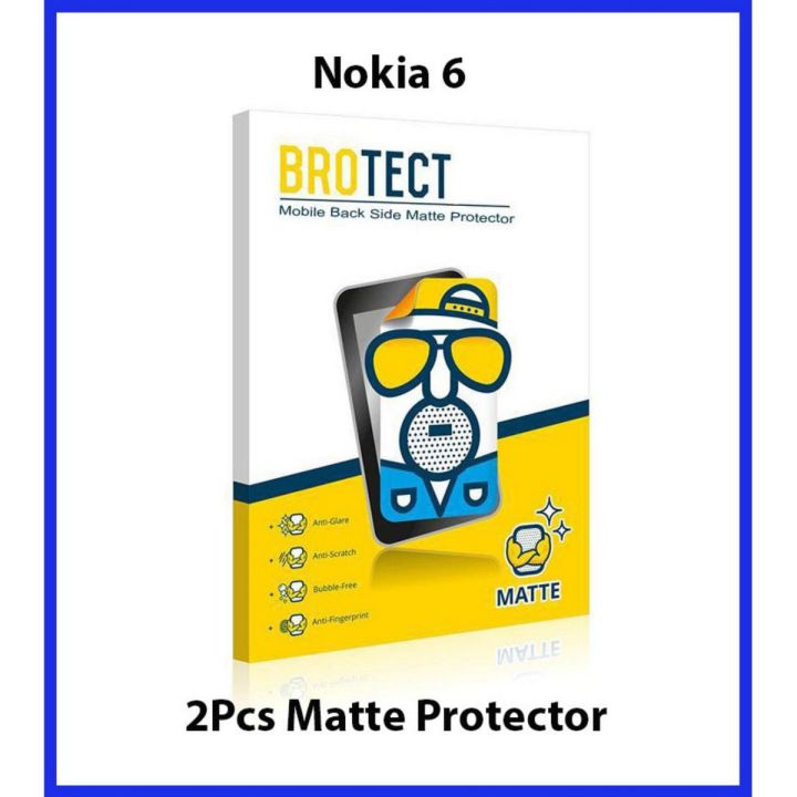 2Pcs Nokia 6 Back Matte Protector Soft Skin Sheet Soft Film Protection For Nokia 6