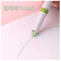 3pc / 6pc Creative Highlighter Curve Pen Quick-drying Flower-shaped Outline Pen Notes Hand Account Marking Painting School Supplie. 