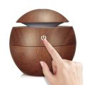 Premium Quality USB Aroma Humidifier ESSential Diffuser Ultrasonic Cool Mist Humidifier Air Purifier 7 Color Change LED Night light for Office Home: Dark Wood. 