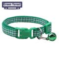 Green forest Pet Necklace Fine Workmanship Bells Small Pet Dog Cat Safety Belt. 