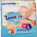 Langoot Baby Diaper Jumbo Pack Size 4 No Large 7-15 kg (76- Pcs Pack)k. 