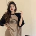 [T-shirt Oversize] (150kg Could Wear) Korean KOL Summer Oversize Women Short Sleeve Plus Size T Shirt Fashion Loose Print Oversize Tops. 