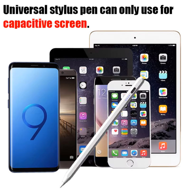 Universal Active Stylus Pen for iOS and Android Tablet/Phone Stylus Pen Palm Rejection, Tilt Sensitivity, High Precision, Magnetic Universal Stylus Touchscreen Pen for Android and iOS. Works with Any Mobile/Tablet iPad Xiaomi Samsung Painting Pen Drawing