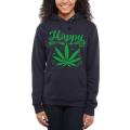 Navy Blue Happy Fleece Pullover Kangroo Winter High Quality Hoodie. 